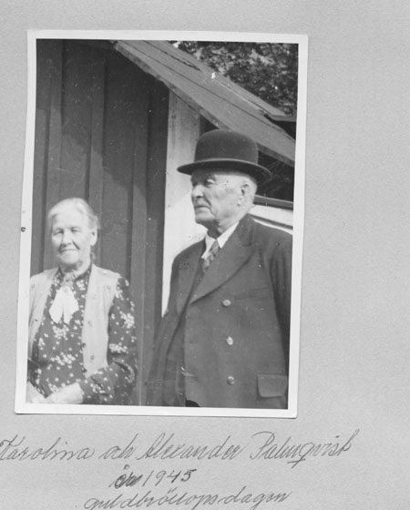 Guldbröllopsbild Karolina och Alexander 1945